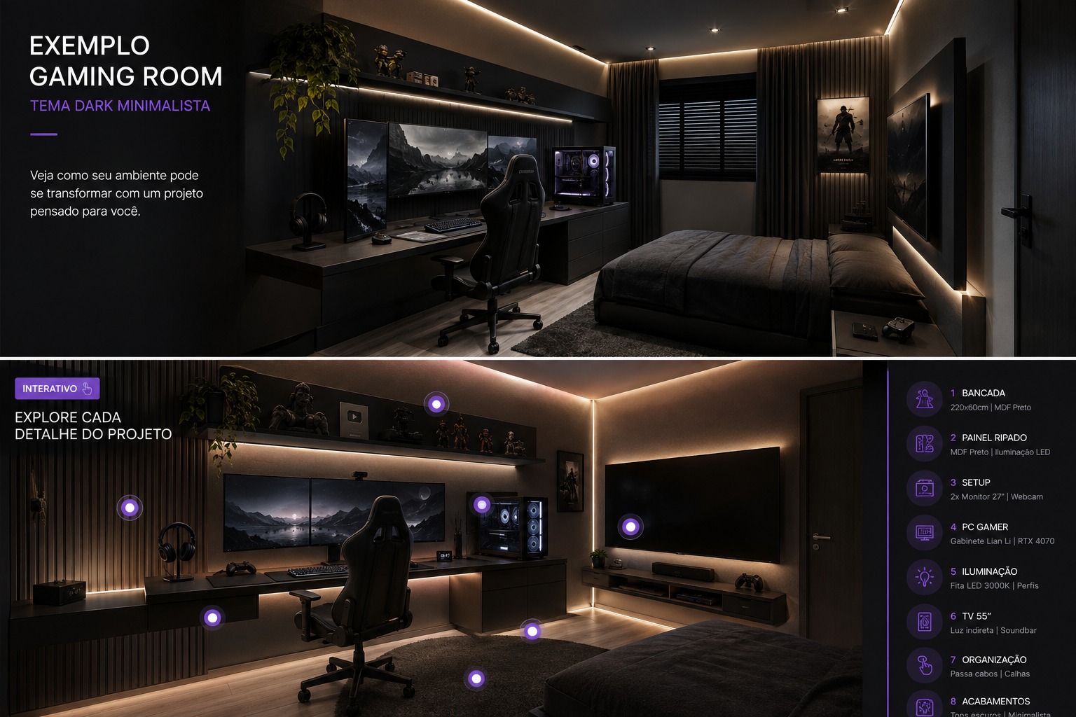 Gaming Room Interativo